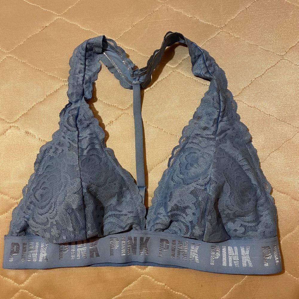 New Victoria secret/pink lace halter Bralette